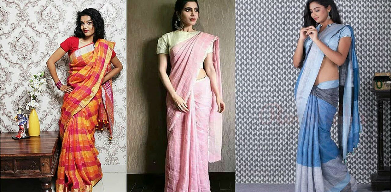 বাহারি লিনেন শাড়িতে সেজে উঠুন! (Trending Linen Sarees That Match Your Style)