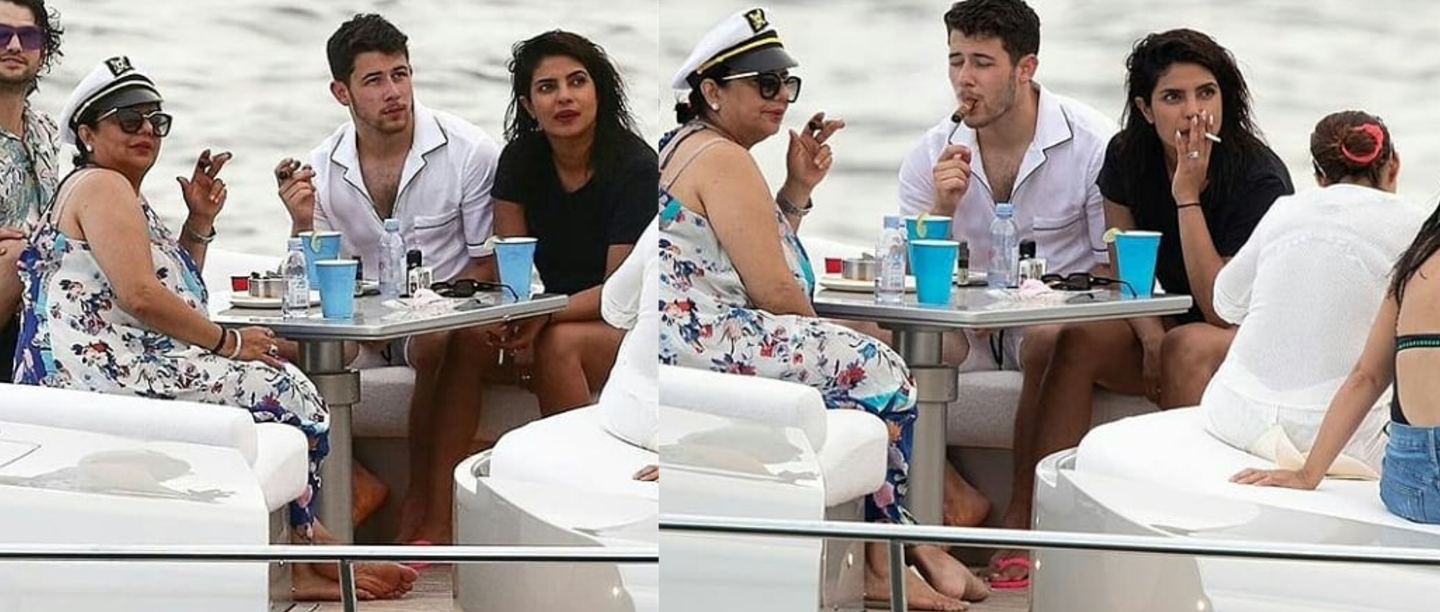priyanka_gets_trolled_for_smoking_in_public প্রকাশ্যে ধূমপান হাঁপানির রোগী প্রিয়ঙ্কার, সঙ্গী মা ও স্বামীও! বাজেভাবে ট্রোলড হলেন তিনি