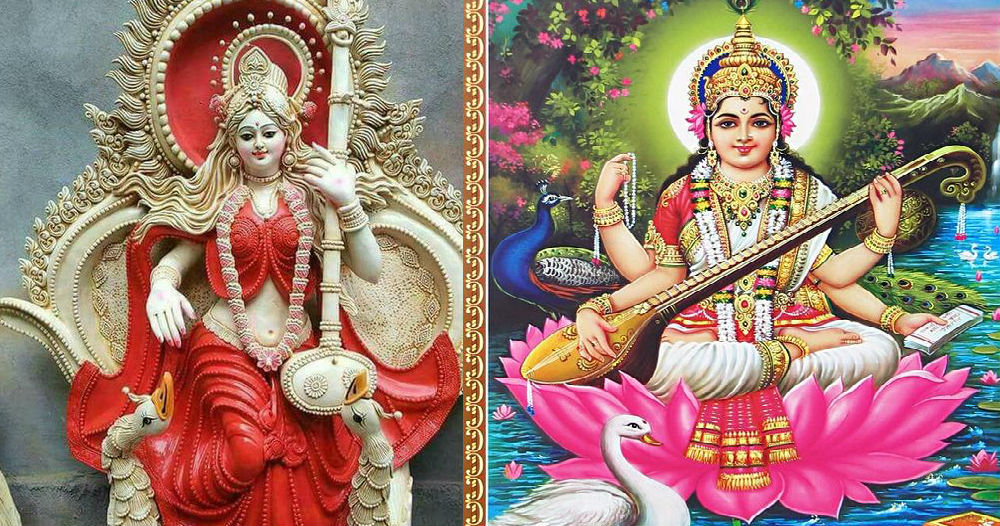 বিশ্বজুড়ে পূজিতা হন বিদ্যার দেবী সরস্বতী(Saraswati worship in different countries)