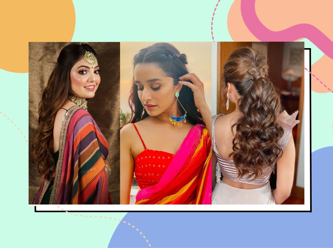 100 Simple Hairstyles For Indian wedding  girls hairstyles 