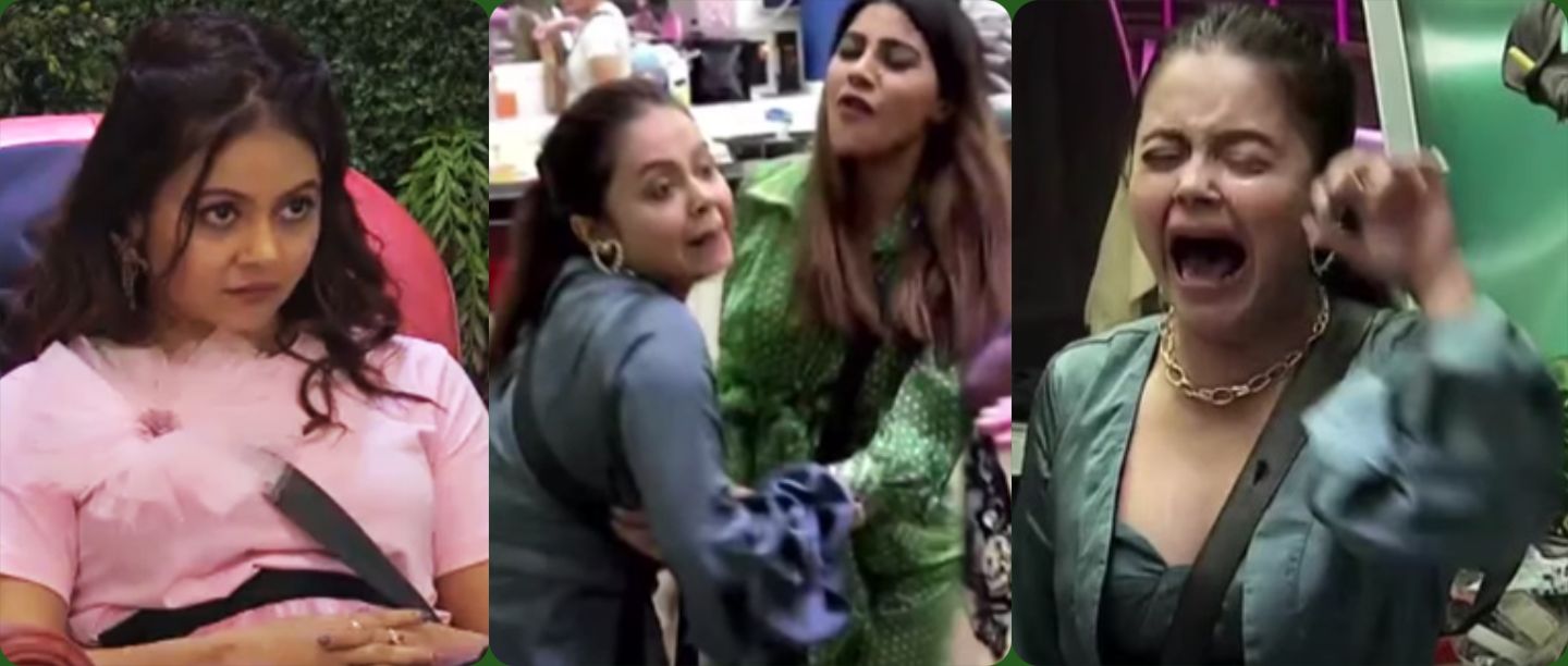 devoleena bhattacharjee lose her temper, devoleena bhattacharjee going out of control, bigg boss 14 video