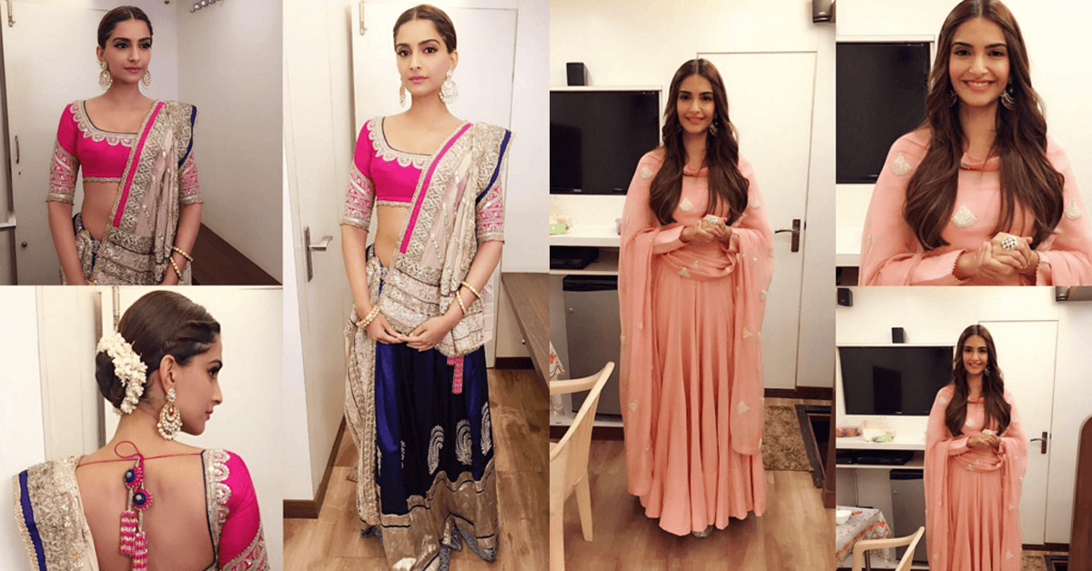 WOW! आप भी देखें सोनम कपूर के ये 9 Festive Looks