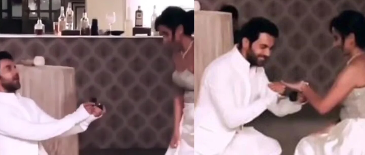राजकुमार राव ने घुटनों पर बैठकर पत्रलेखा को किया प्रपोज, देखें प्री-वेडिंग वेस्टिविटीज का वायरल वीडियो