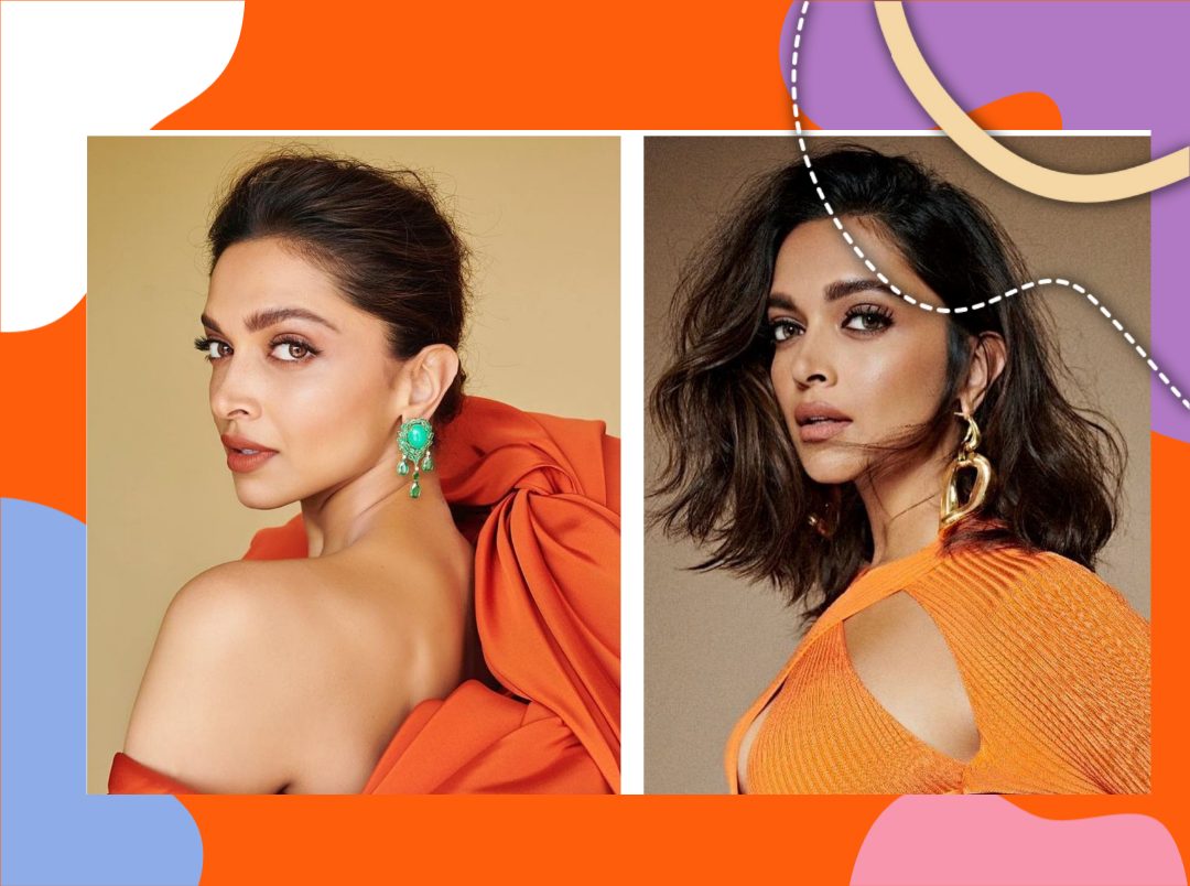 deepika in orange