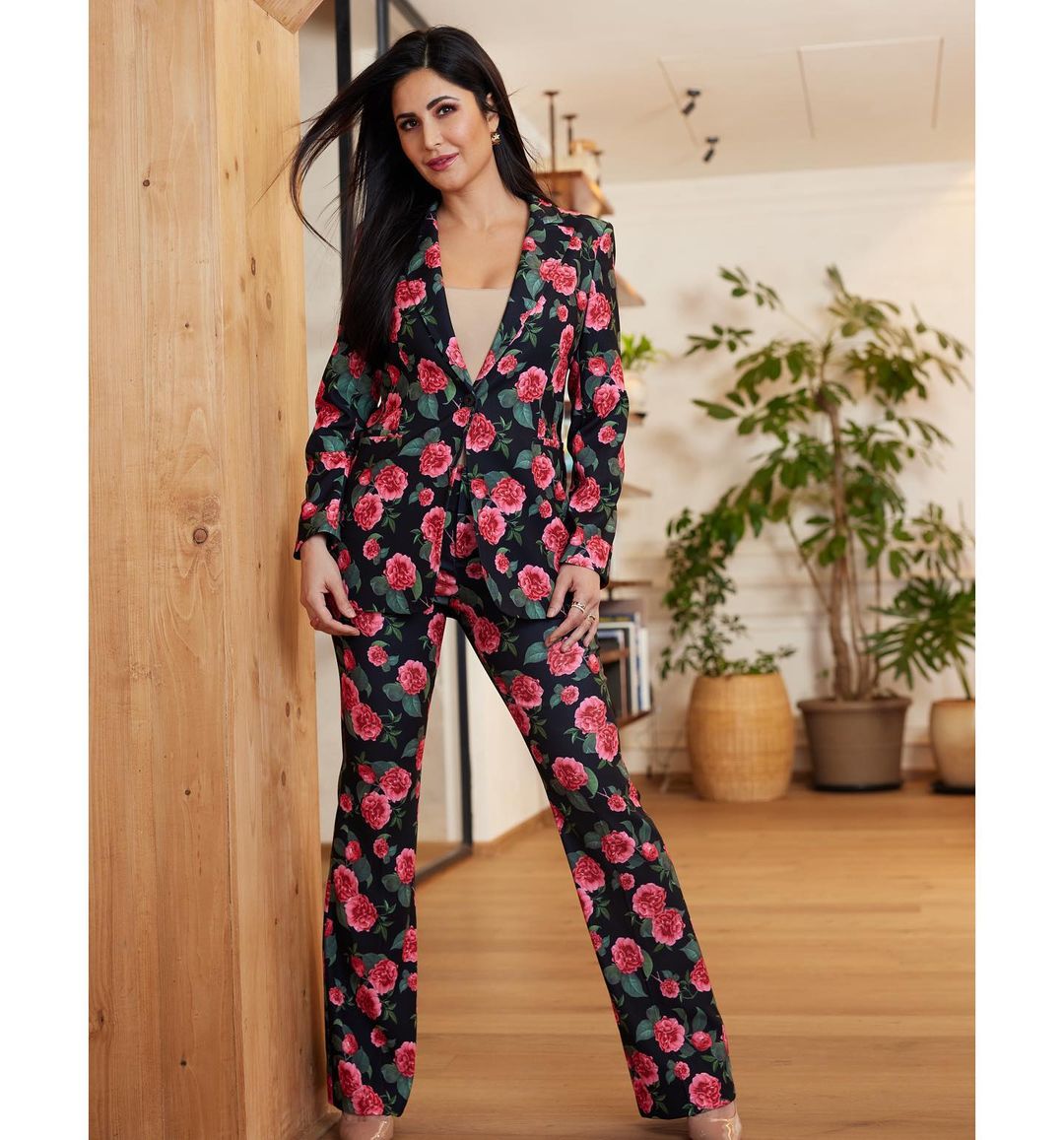 Katrina Kaif embroidered pantsuit