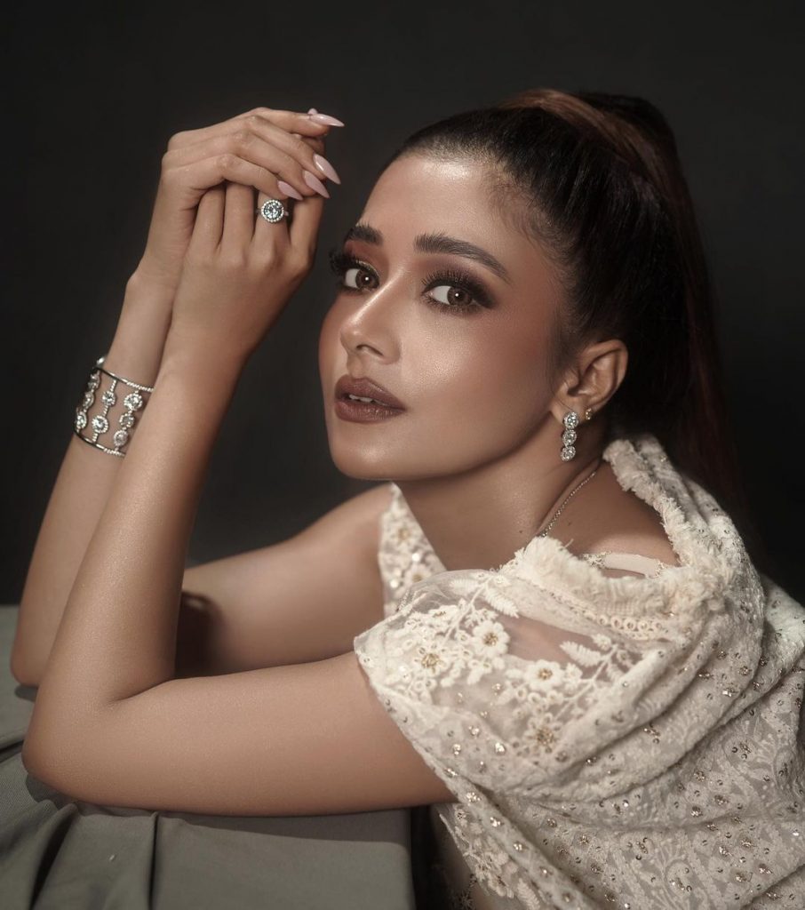 Tina Datta Ivory Dress