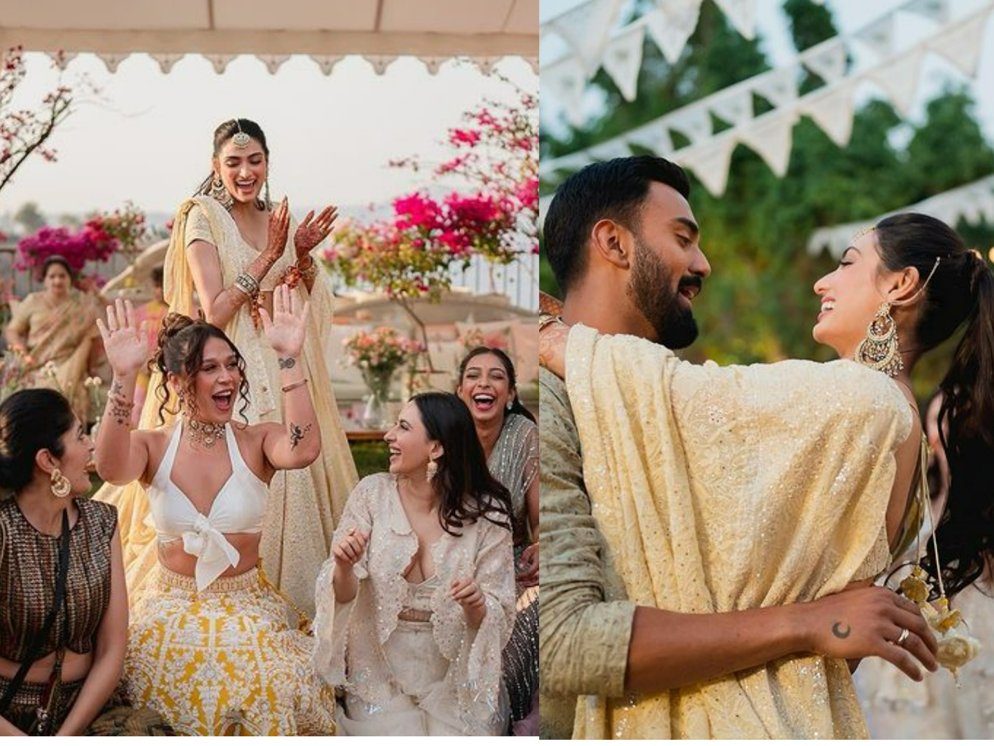 athiya shetty KL Rahul Wedding Pic