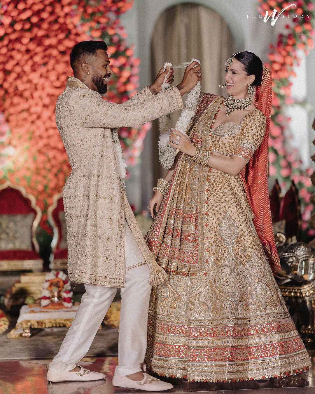 Natasha Stankovic Hardik Pandya Hindu Wedding Pics
