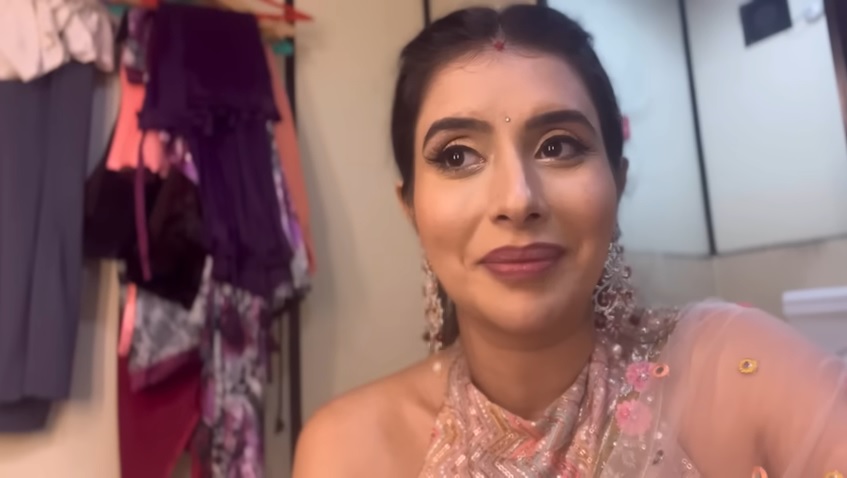 Charu Asopa In Her Vlog On You Tube