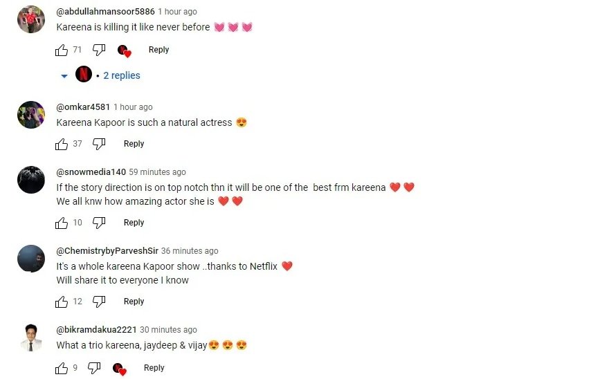 Comments For Kareena 