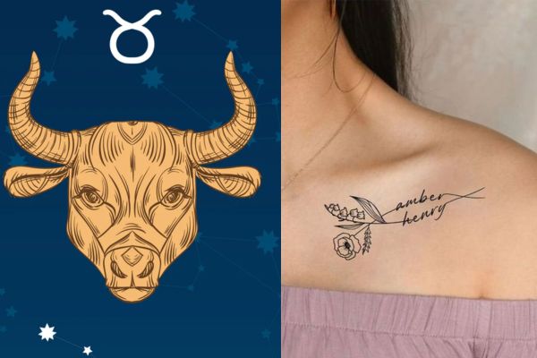 Voorkoms® Gemini Zodiac Sign Waterproof Temporary Body Tattoo for Boys and  Girls : Amazon.in: Beauty