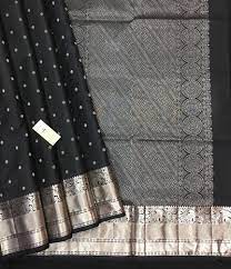6. Black Saree For Sankranti In Marathi