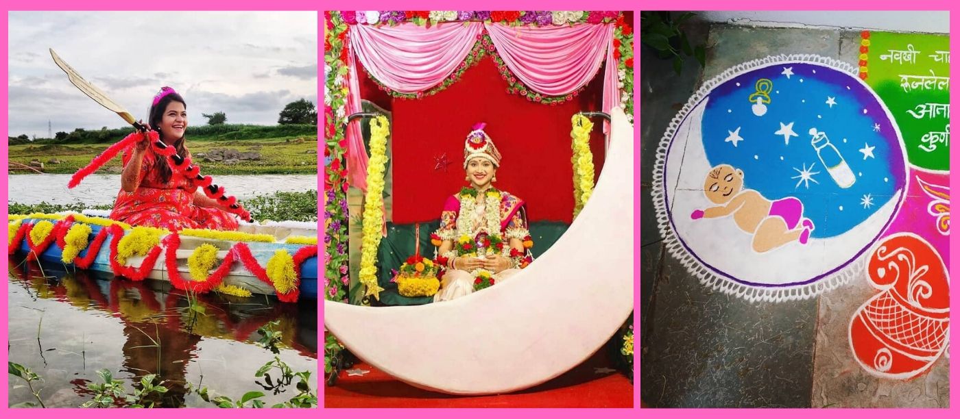 Baby Shower Decorations | Dohale Jevan | Godh Bharai Pune | NANDINI EVENTS