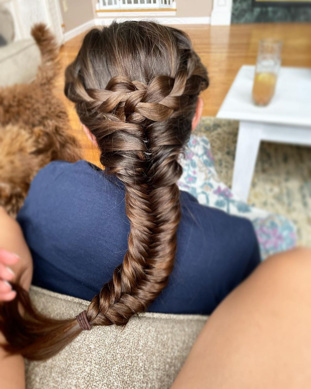Puffy Fishtail Braid