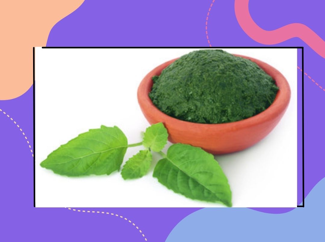 diy-tulsi-leaves-hair-mask