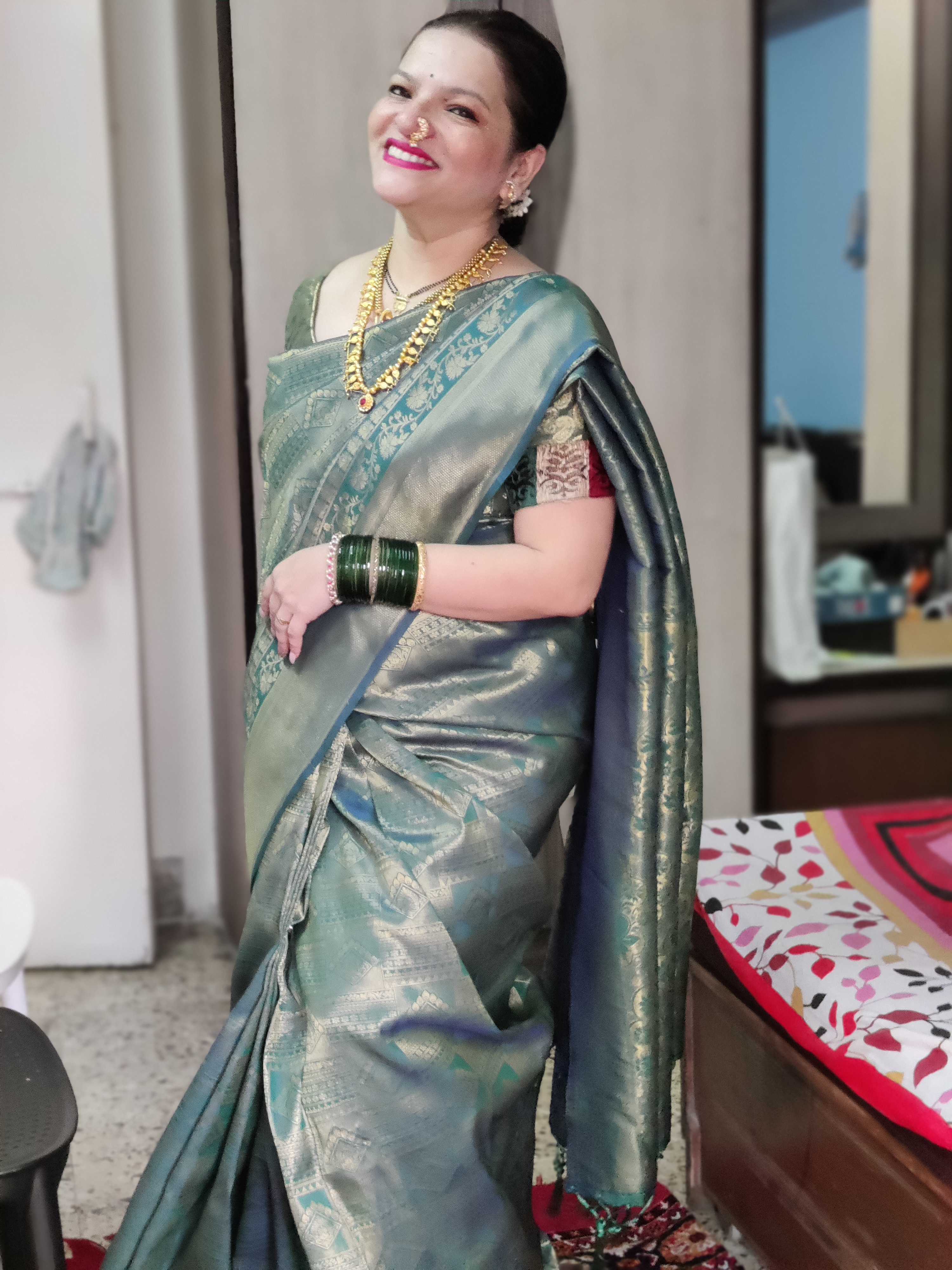उपाडा सिल्क - Gudi Padwa Saree Looks In Marathi