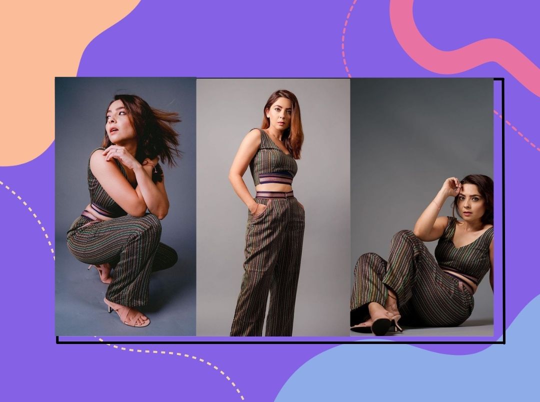 sonalee-kulkarni-looks-glamm-in-new-traditional-contemporary-khun-crop top-pant-in-marathi