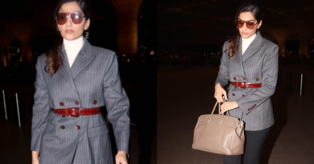 sonam சோனம் கபூரின் காஸ்ட்லீ ஹாண்ட் பேக் ! விலை வெறும் 18 லட்சம்தான்!
