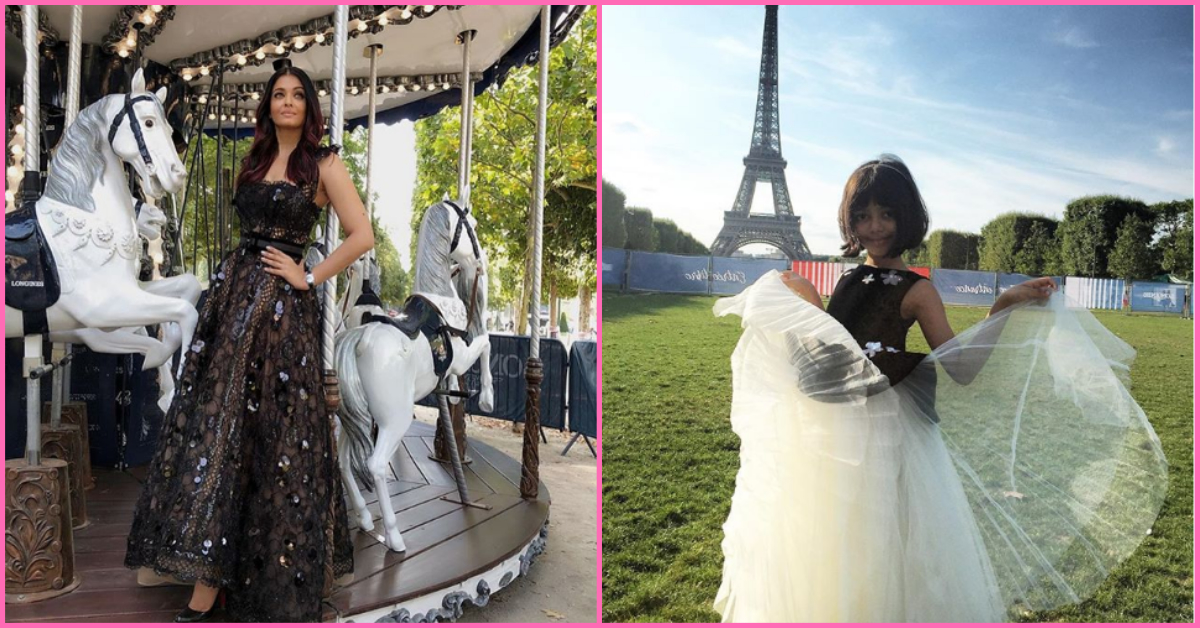 Aishwarya Rai Bachchan and Aaradhya Bachchan Are In Paris And Their Pictures Are Gorgeous!