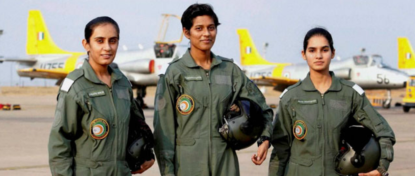 Girl Power: India&#8217;s First Three Women Fighter Pilots Awarded The Nari Shakti Puraskar