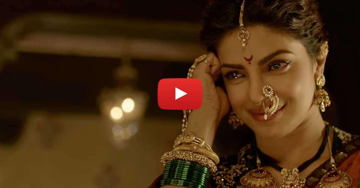 PC Looks SO Gorgeous In This Bajirao Song&#8230; And SO In Love!!