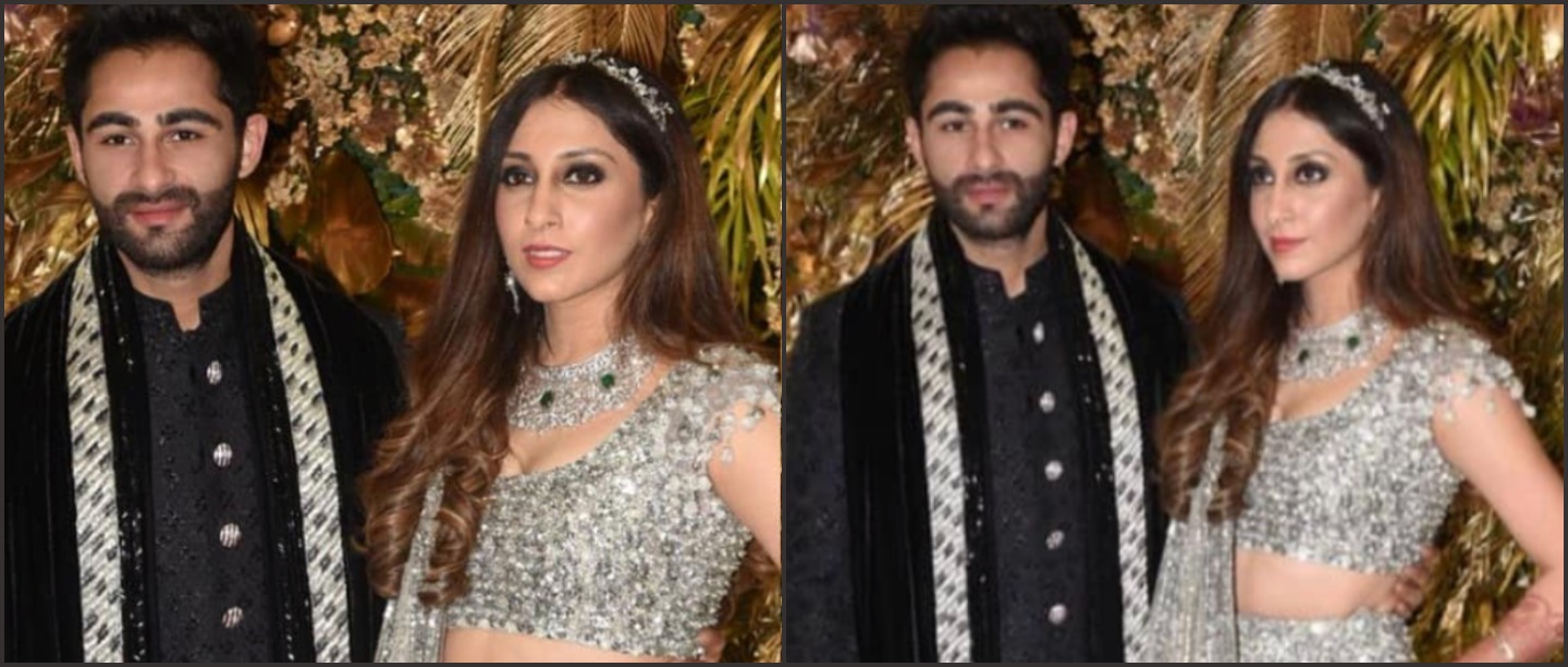 Nazar Na Lage: Newlyweds Armaan &amp; Anissa Look Stunning In Their Glittery Reception Outfits