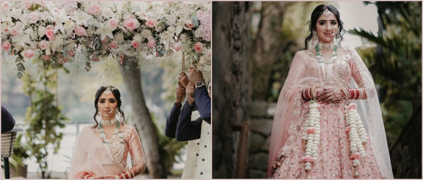 #FlowerPower: This Bride Ditched Traditional Kaleeras To  Match Her Phoolon Ki Chaadar