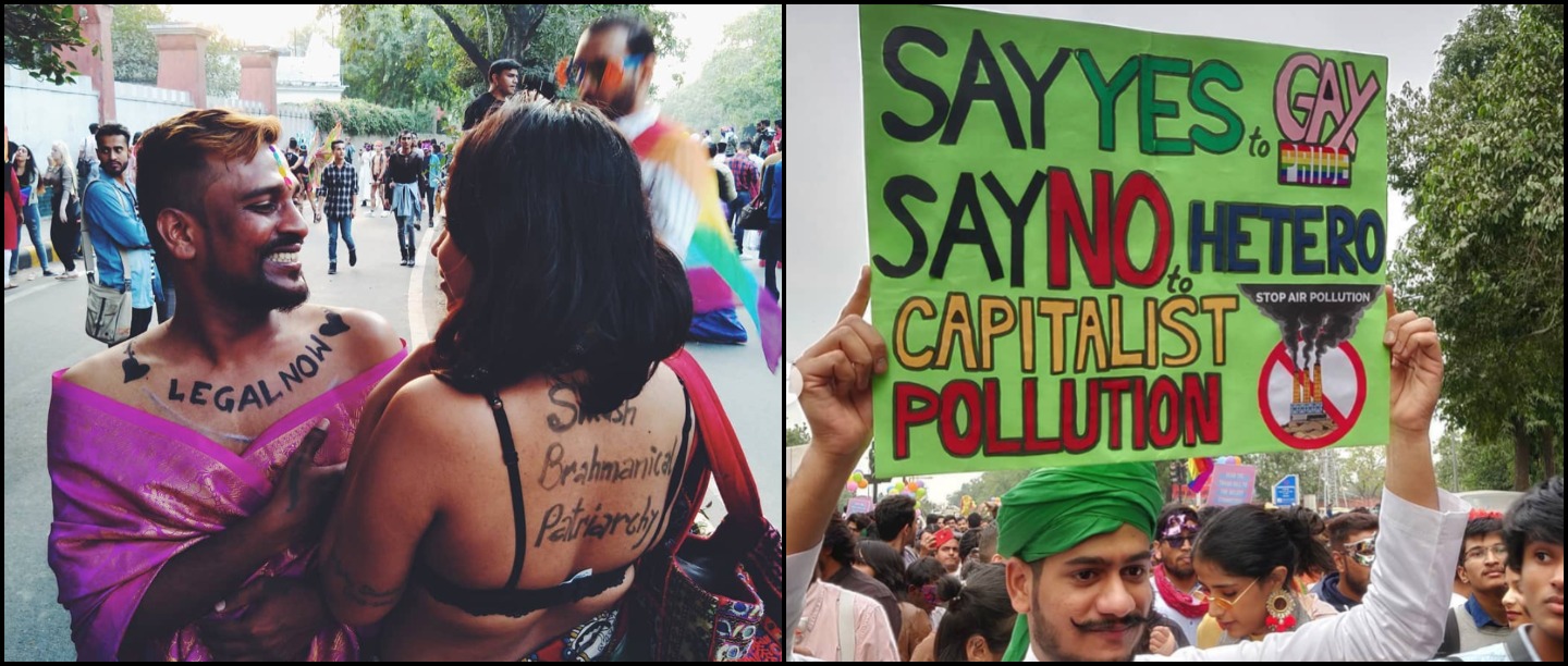 #PrideParade: Delhi Paints Itself In All Shades Of Rainbow &amp; Opposes Transgender Bill 2019