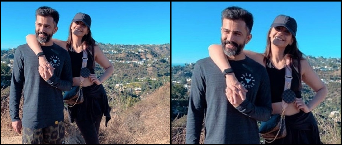 Sonam Kapoor &amp; Anand Ahuja Look #EverydayPhenomenal In Black, Even On A Hike!