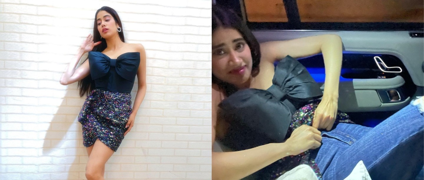 Janhvi Kapoor Posts A Goofy Pic While Changing In The Car &amp;  We Think She Is Relatable AF