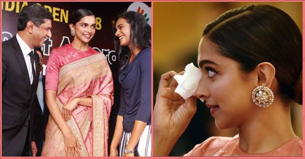 Deepika At Her Dad, Prakash Padukone&#8217;s Award Function Is Every Doting Daughter Ever