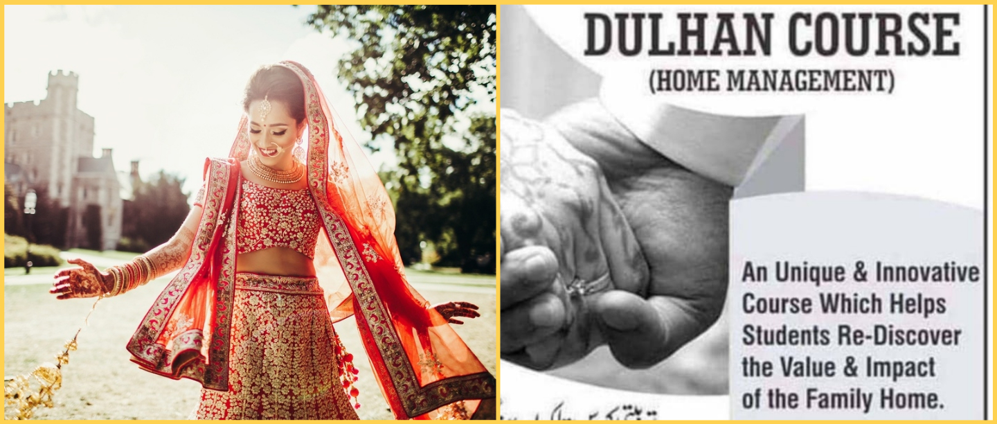 WTF: Hyderabad Institute Has A &#8216;Dulhan Course&#8217; For Happy Married Life &amp; We&#8217;re So Mad!