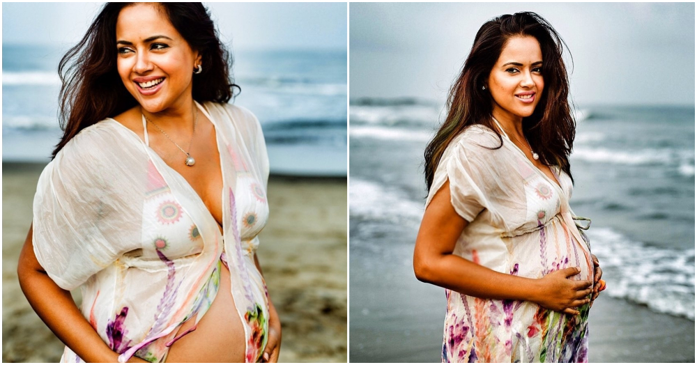 Sameera Reddy Gives A Befitting Reply To Netizens Trolling Her For Flaunting Her Baby Bump
