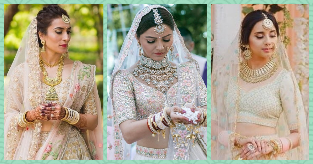 6 Brides Who Wore White Wedding Lehengas That Were Just As Gorgeous As Rubina&#8217;s!