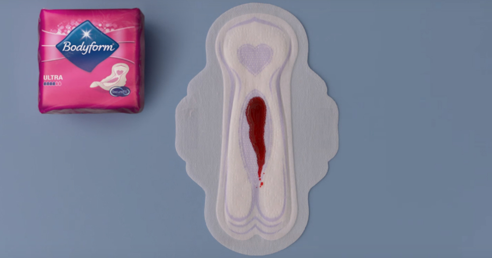 Would it be appropriate for periods/sanitary commercials to show