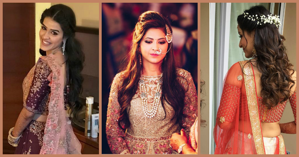 different hairstyles for indian weddings