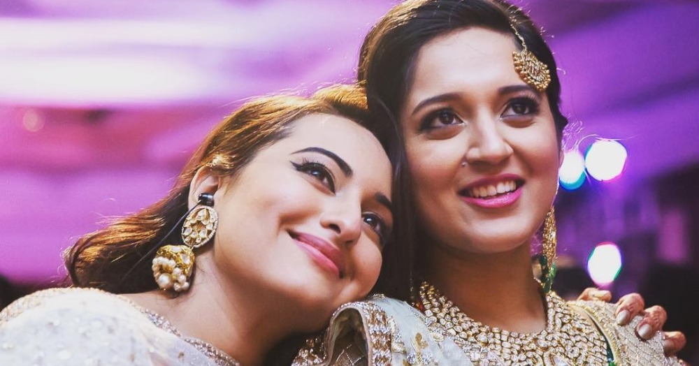 Sonakshi Sinha Posted A Picture With Her Bhabhi &amp; It&#8217;s All About Their Love&#8230; For CAKE!