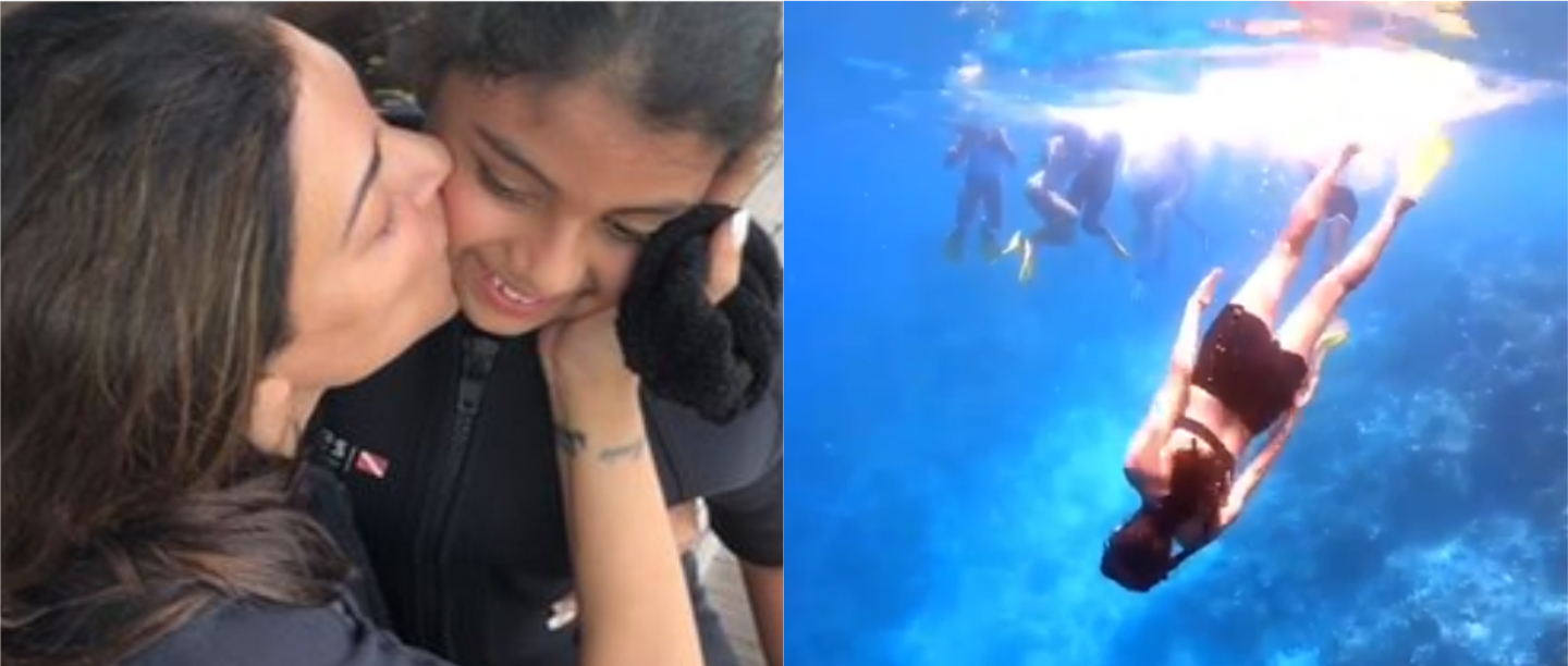 Actress Sushmita Sen Celebrated Her Daughter Alisah&#8217;s 10th Birthday Underwater!