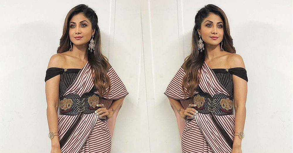 Shilpa Shetty Looks Like A Total *Hot Mesh* In This Make-Believe Saree