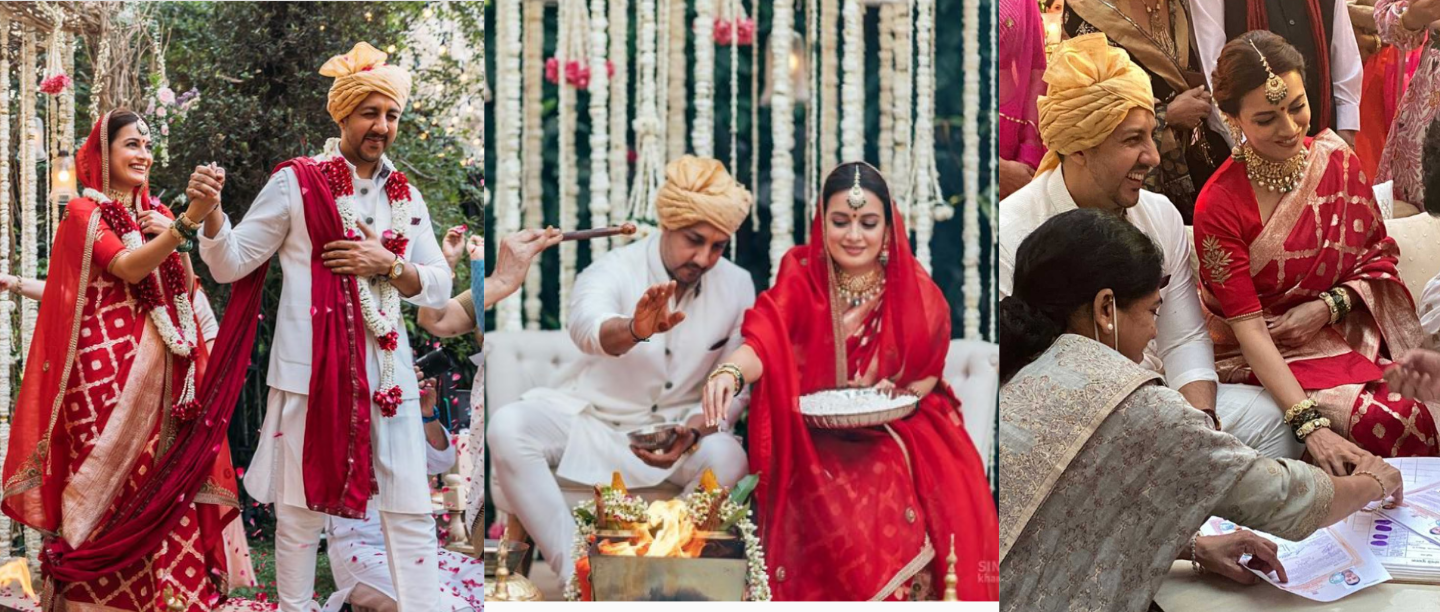 These Unseen Pictures &amp; Videos From The Dia Mirza-Vaibhav Rekhi Shaadi Have Us Floored