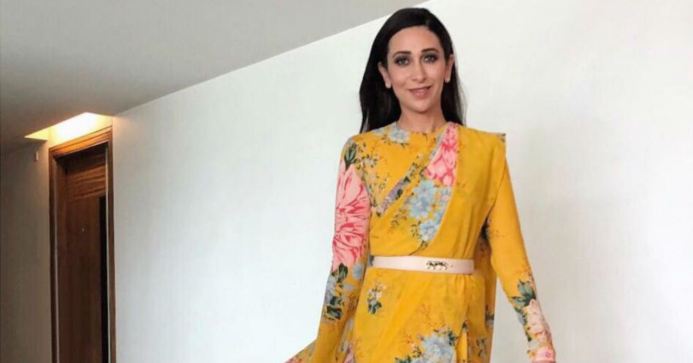 Karisma Kapoor Is A *Superhero* In This One In A Million Sabyasachi Blouse