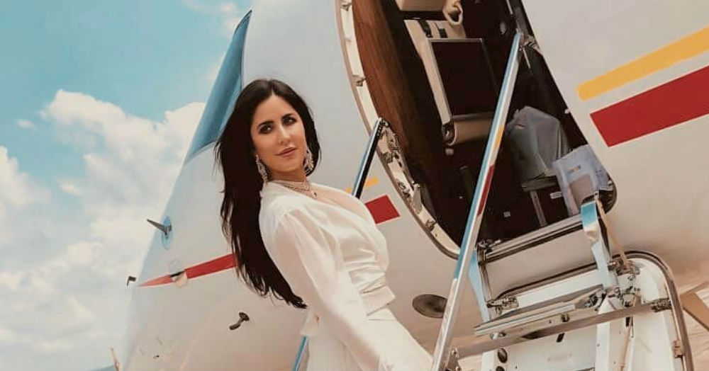Katrina Kaif Wore A Lehenga For A Short Plane Ride And We&#8217;re NOT Amazed!