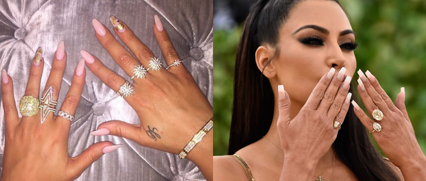 10. Kim Kardashian Gel Nail Color Trends - wide 7