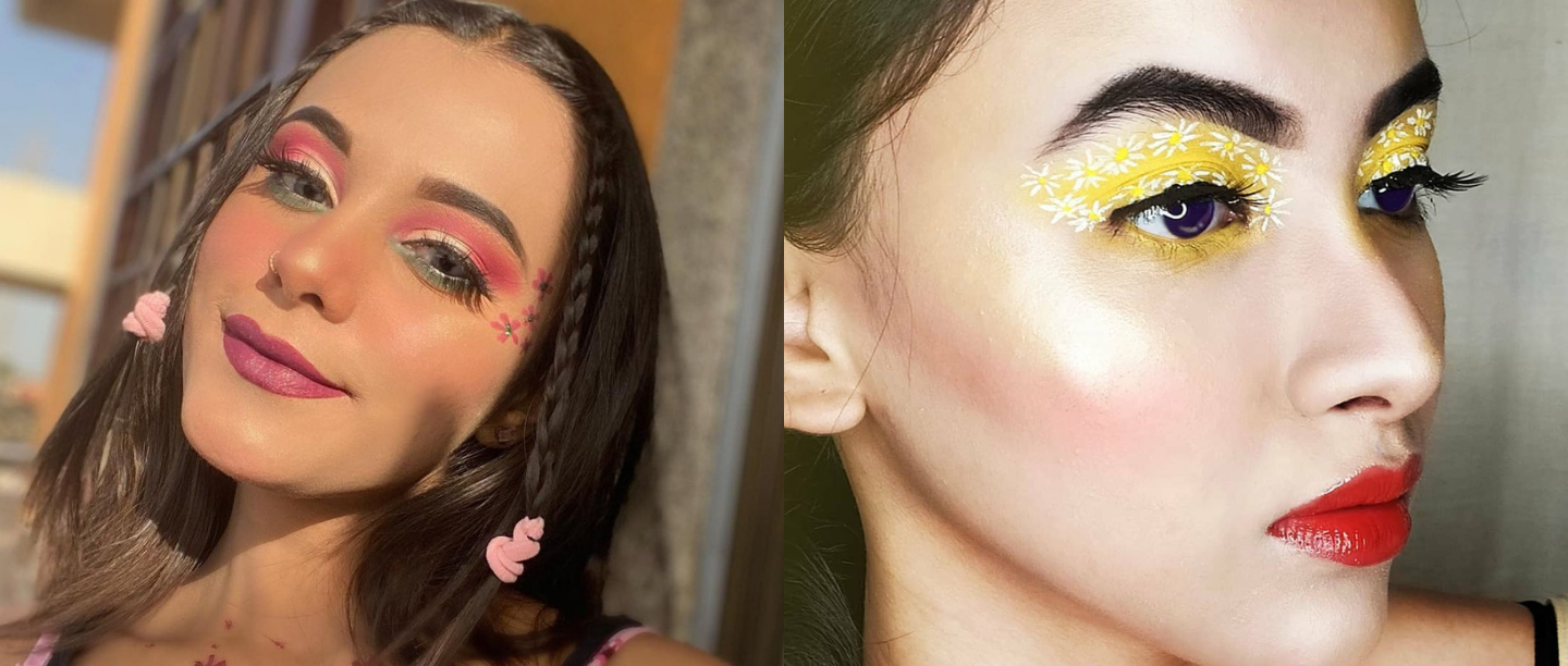 Floral Makeup Looks Created By The MyGlammXO Beauty Creator Fam That Are Hella Cute