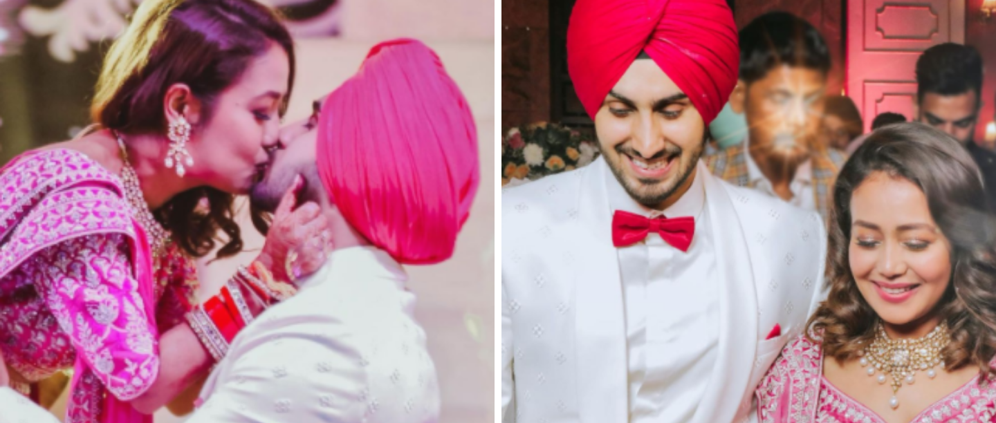 Sealed It With A Kiss: Neha Kakkar &amp; Rohanpreet&#8217;s Engagement Pics Are Too Cute To Miss!