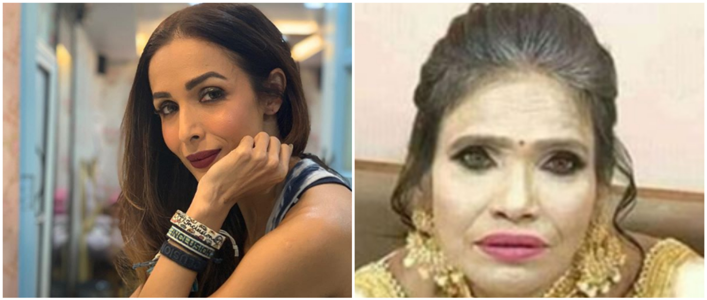 #NotFair: Fans Troll Malaika Arora For Wearing Too Much Makeup, Compare Her To Ranu Mondal