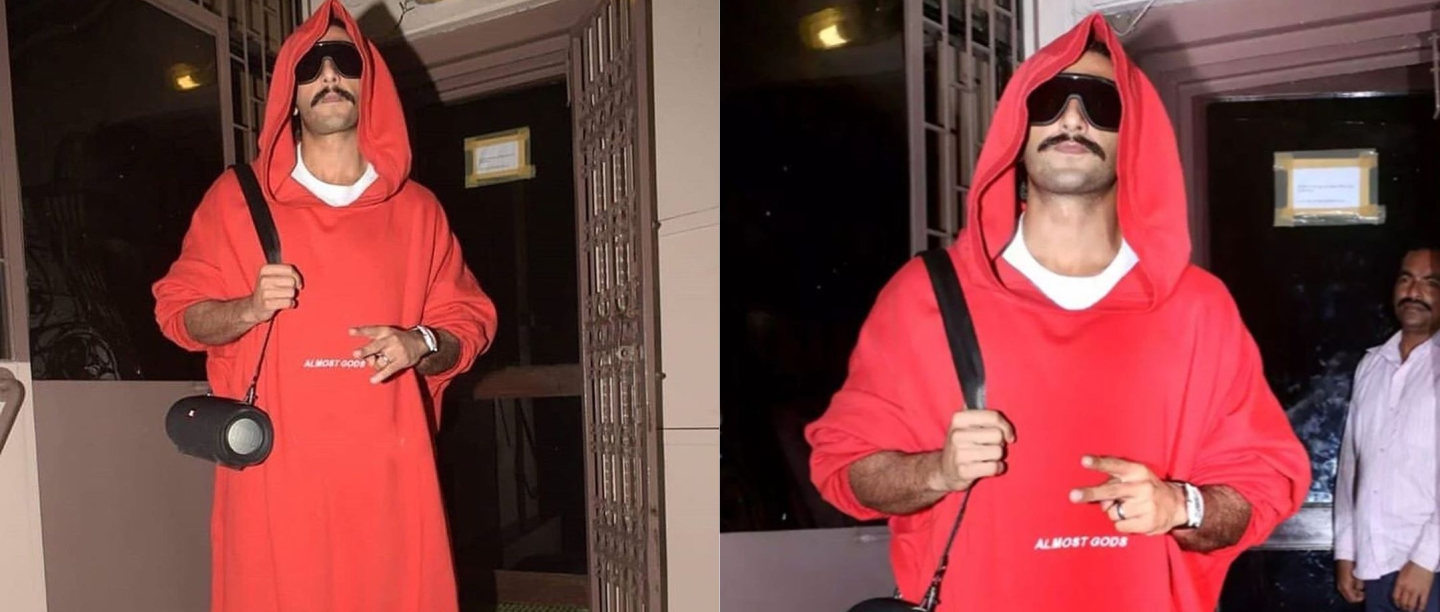 Why Baba, Why? Ranveer Singh Wore The Craziest Hoodie Anyone&#8217;s Worn In 2019