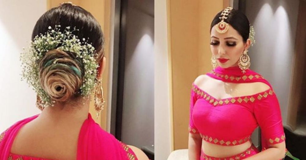 A Guest At Ranveer &amp; Deepika&#8217;s Wedding Had The Perfect Floral Bun That We&#8217;d Love To Steal!