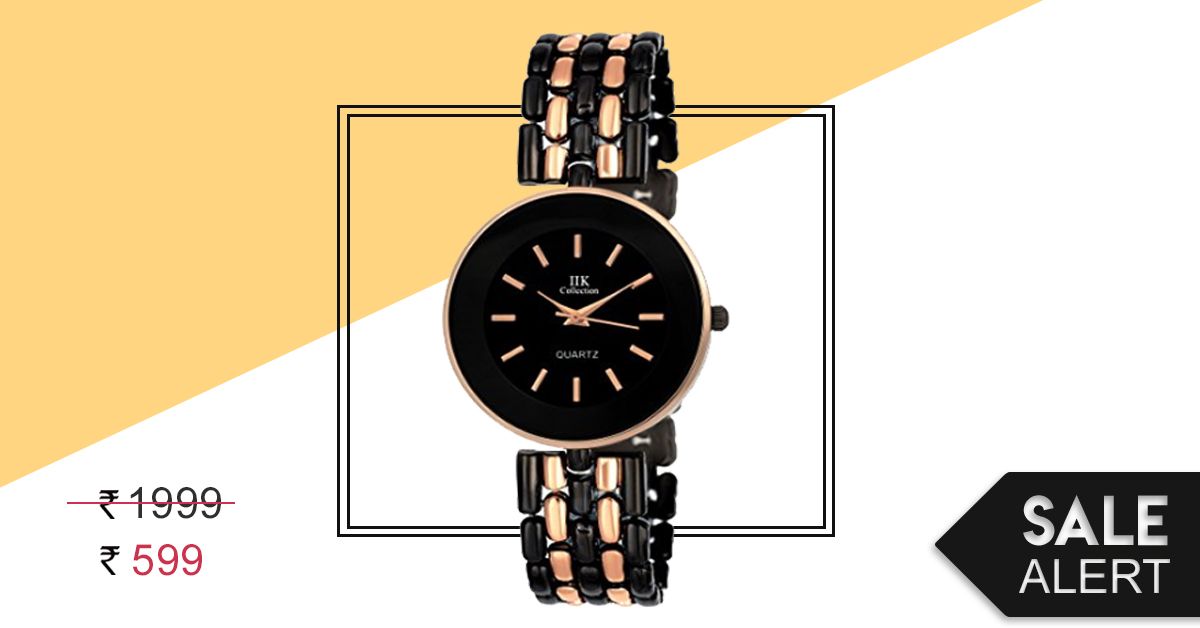 Sale Alert: This Black Analog Watch Is On Sale For An Unbelievable Price!