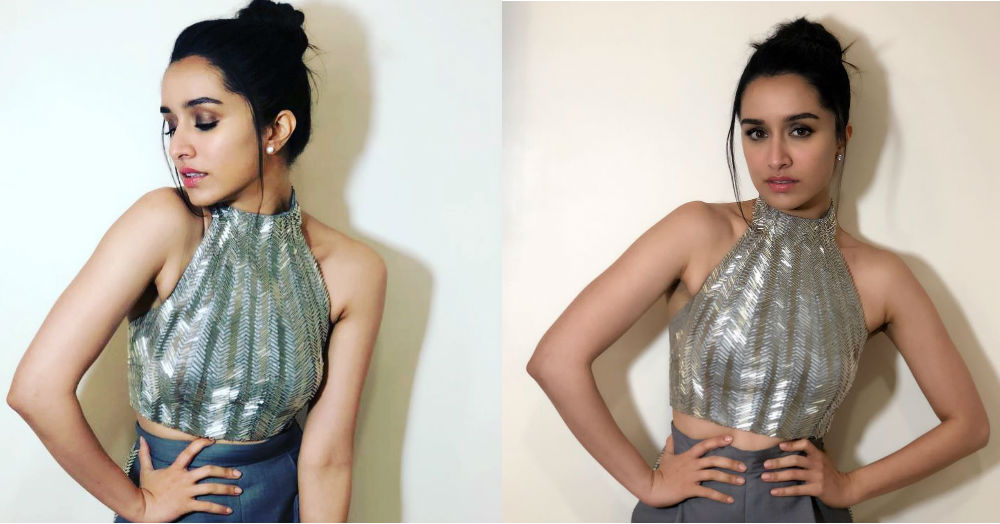 shraddha kapoor silver dress